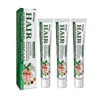 3 stuks haarfollikelcrème voor de behandeling van folliculitis en huidontstekingen met antibacteriële zalf