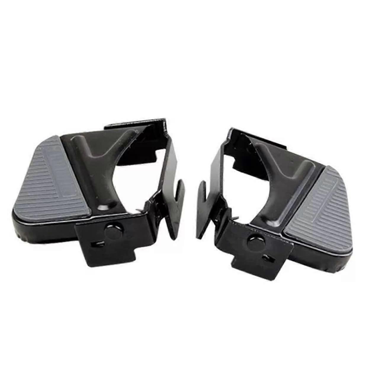 Passenger Pegs Set Carbon Steel Stunt Pedal Rear Foot Pegs for and Sturdy Easy to Black Install