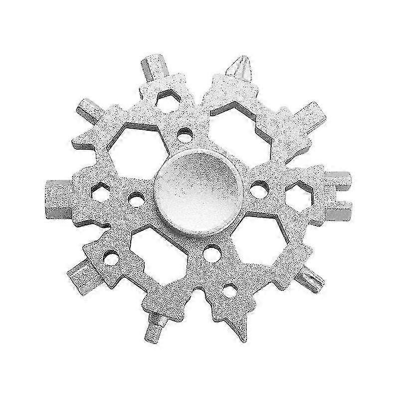 23 In 1 Multi Tool Portable Snowflake Wrench Tools Fidget Spinner_(GET IT)