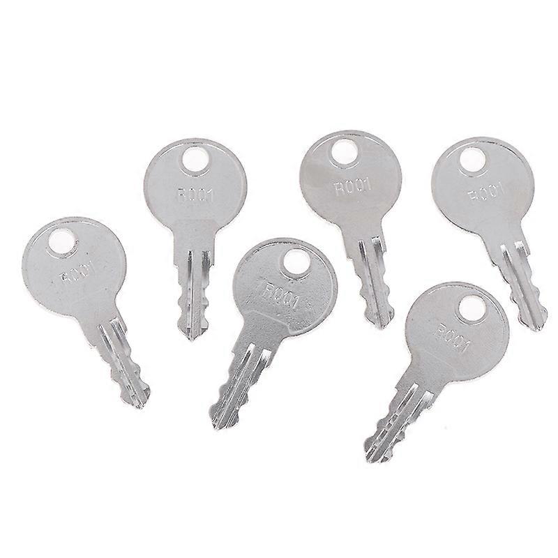 6PCS R001 RV Key Camper Keys Compatible With RV Baggage Door RV Compartment Door 230012 Suitable For RV