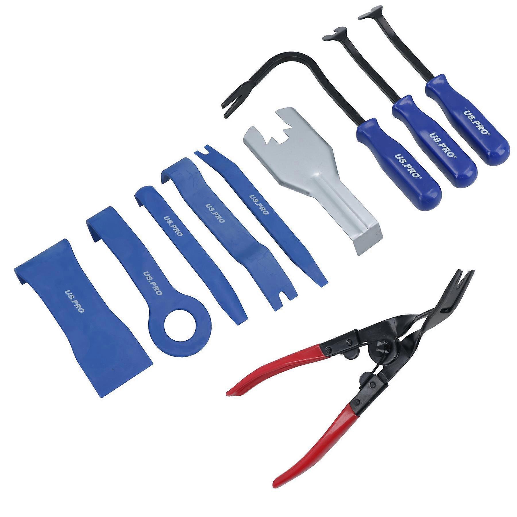 5pc Plastic & Metal Trim Car Panel Removal Tools And Pliers Non Scratch