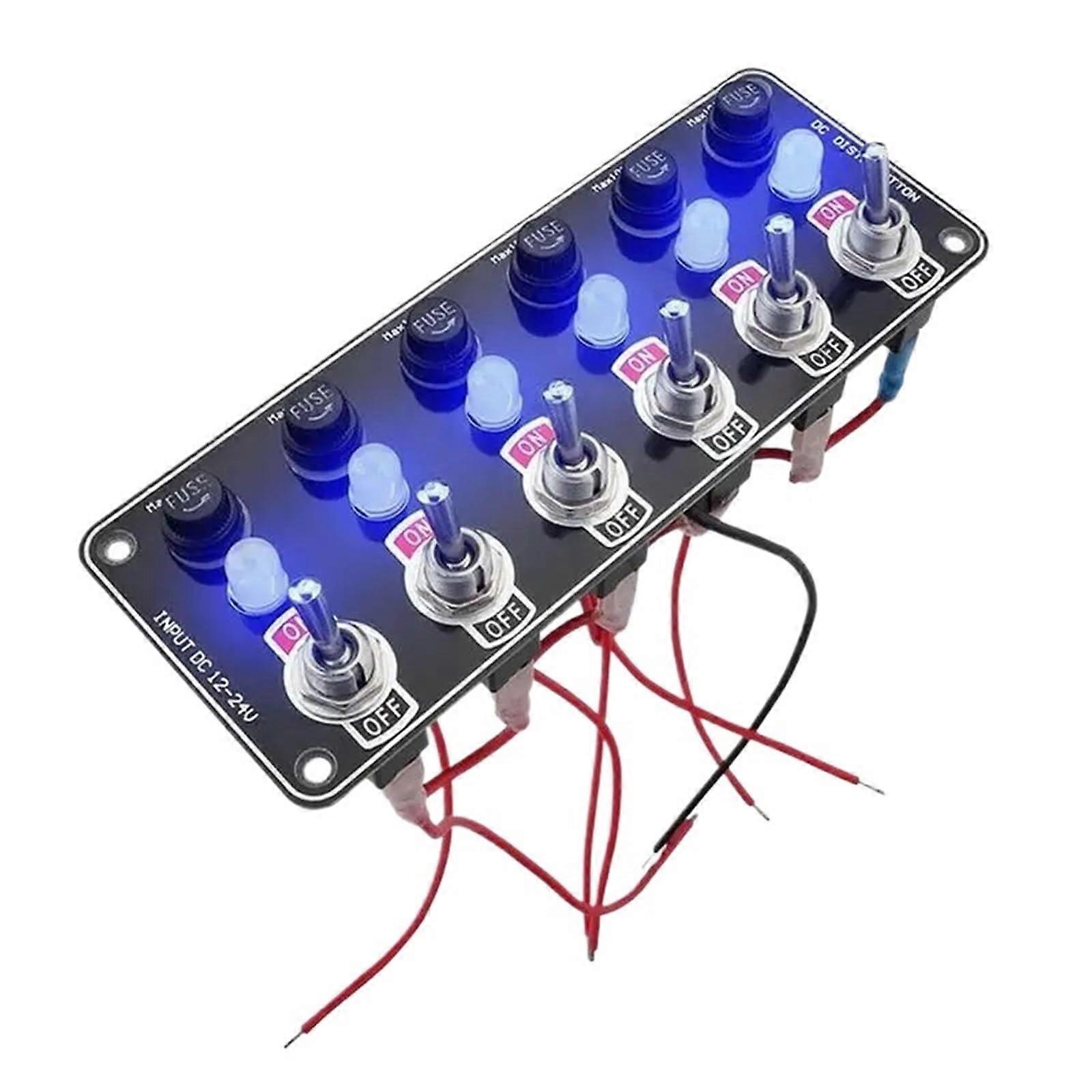 Switch Panel for Car Ignition Control Switch Panel Automotive Toggle Switches Energy Saving and Safe Ignition Toggle Switch