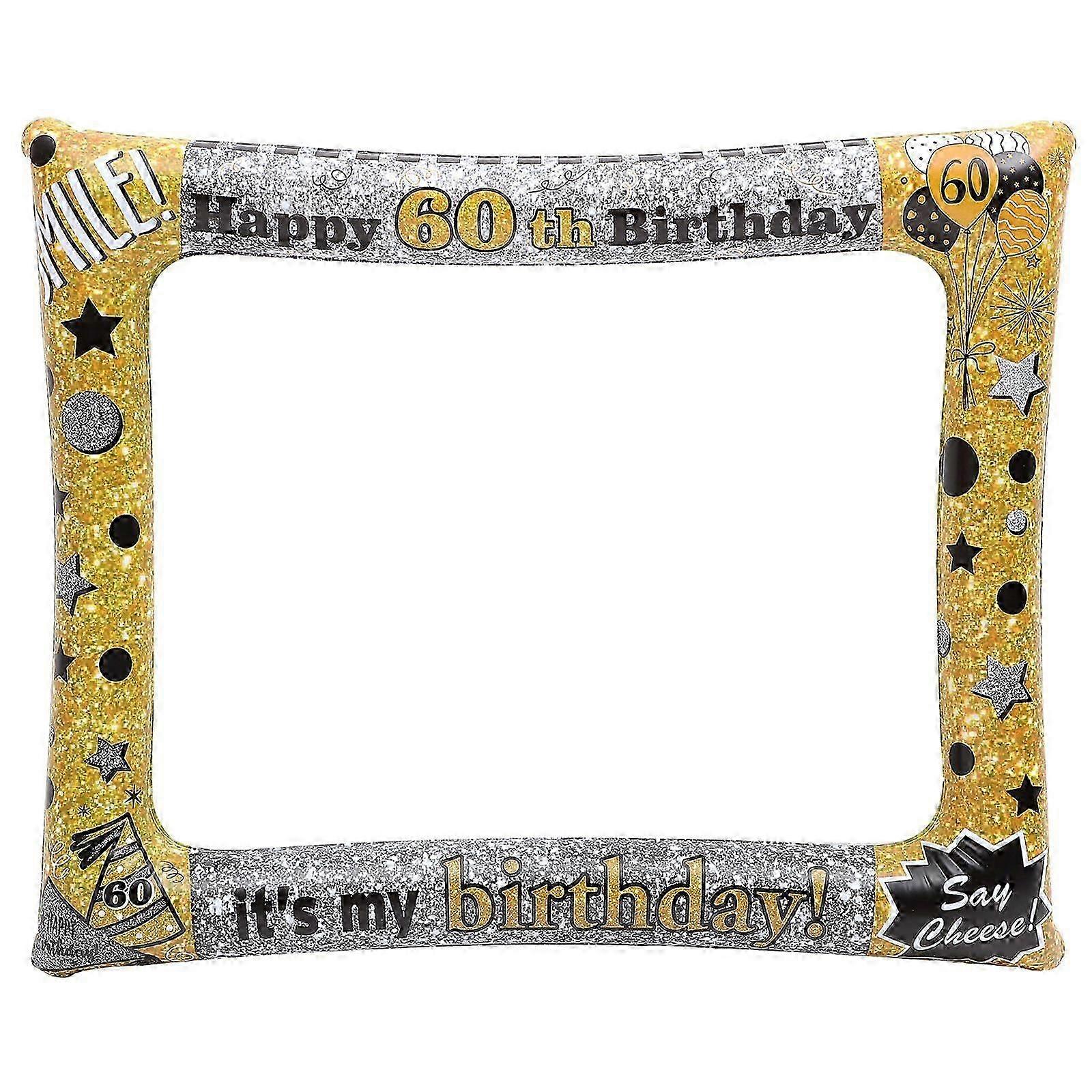 Inflatable PVC Photo Frame Balloon Pattern Photo Booth Prop