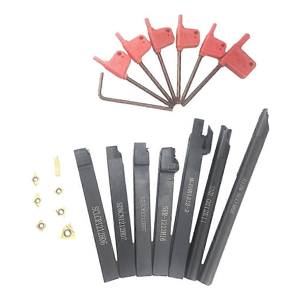 7 Lathe Turning Tool Holder Boring Carbide Insert Wrench