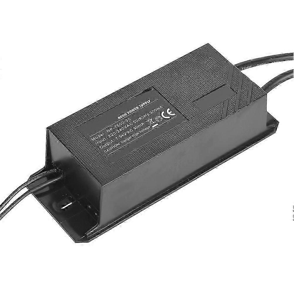 Electronic Transformer for 7.5KV Neon Signs Featuring a 30mA Power Supply - Perfectly Suits Neon Lighting Applications