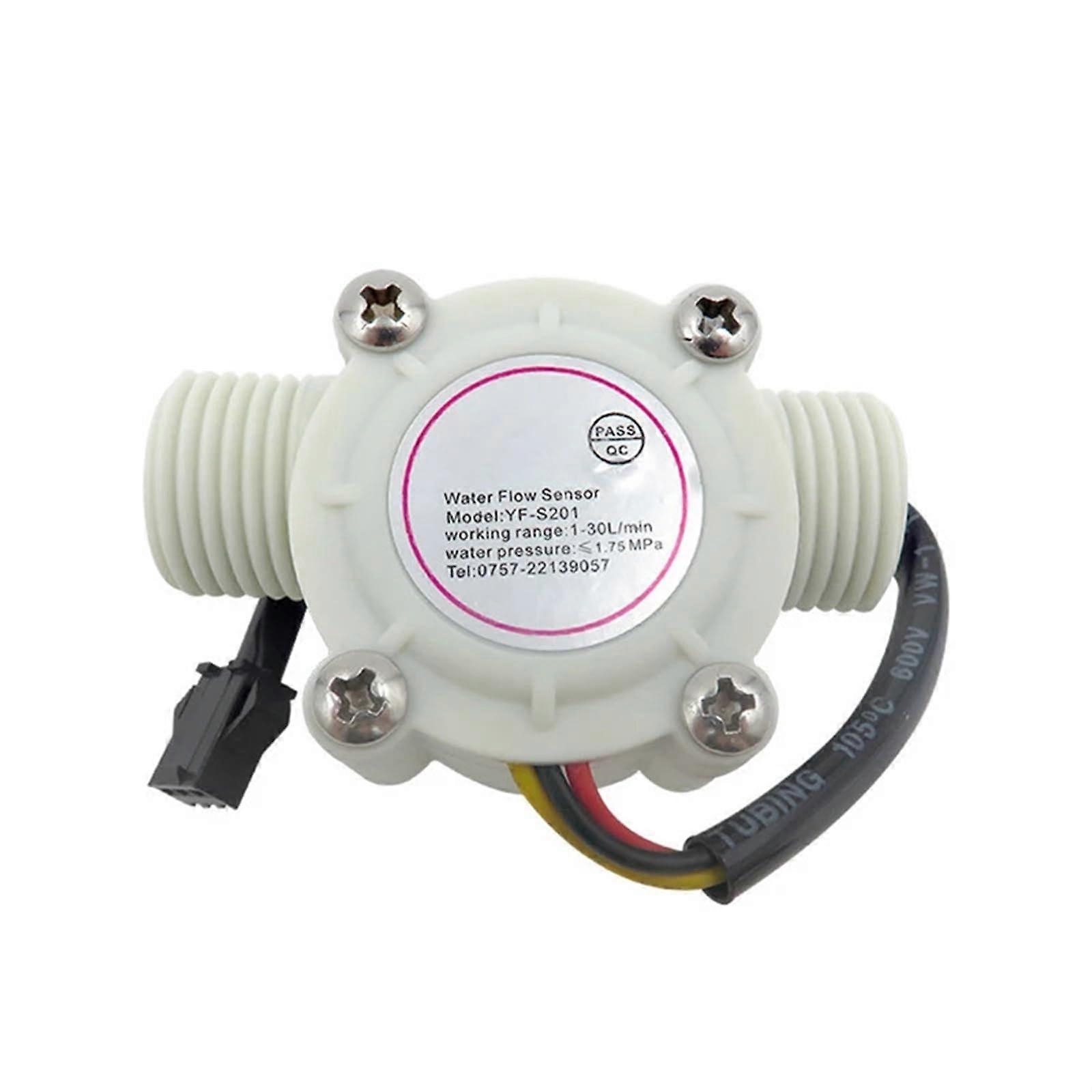 DC 5-18V Water Flow Sensor 1/2" 3/4" 1" 2" Hall Flowmeter Liquid Control Switch for Water Systems