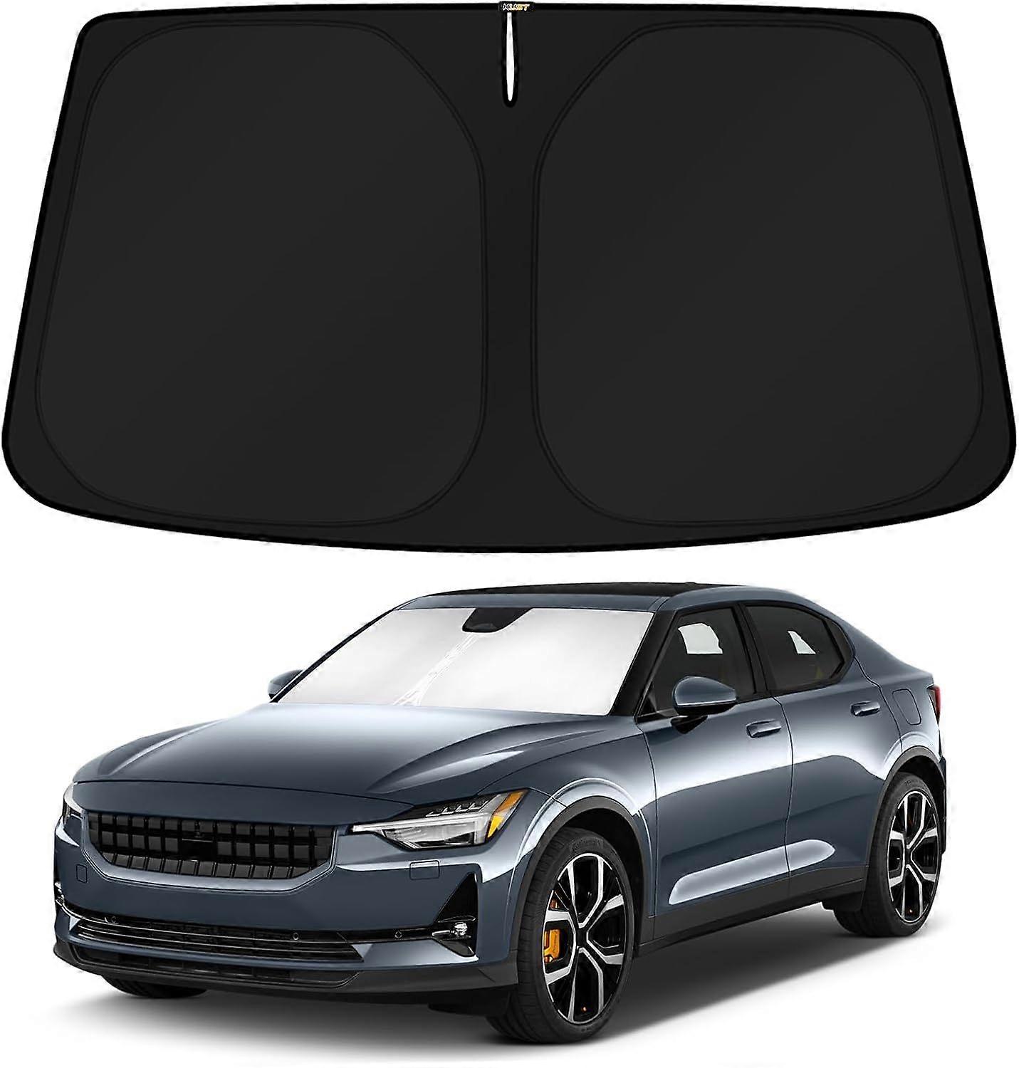 Custom Fit Windshield Sun Shade for 2020-2024 2025 Polestar 2 Accessories Sunshade Sun Visor Protector Foldable Blocks UV Rays Keep Your Car Cooler