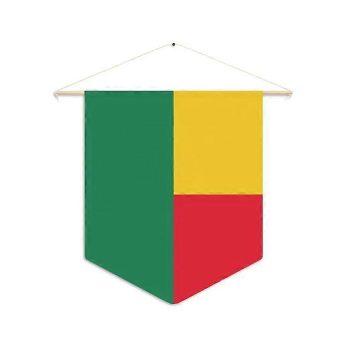 Flag - Benin - 30 x 45 cm - Polyester - Double-sided printing - Accessories included