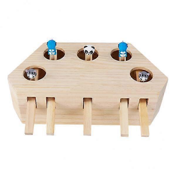 2x Cat Toy Interactive Puzzle Whack A Game for Cats