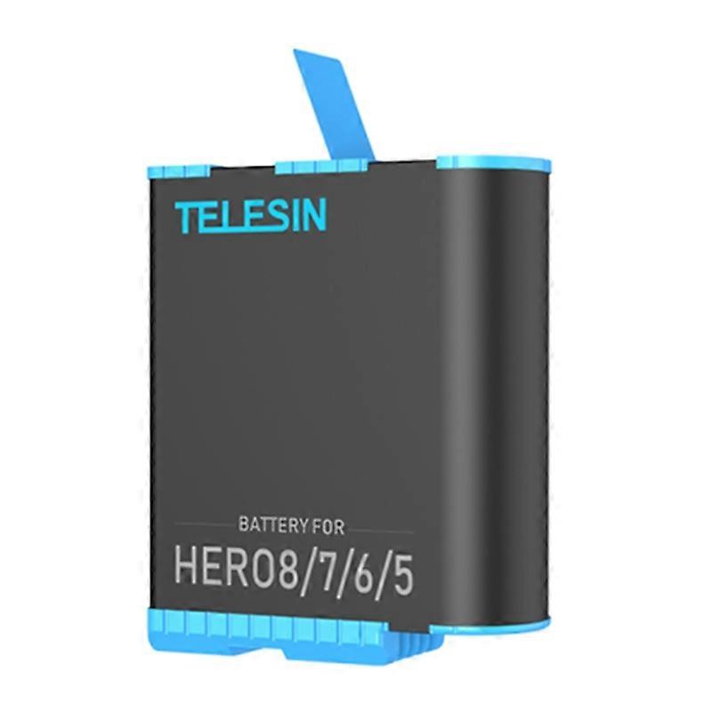 TELESIN GP-BTR-801 1220mAh μπαταρία για GoPro Hero 5/6/7/8 κάμερα πλήρως αποκωδικοποιημένη αντικατάσταση μπαταρίας P