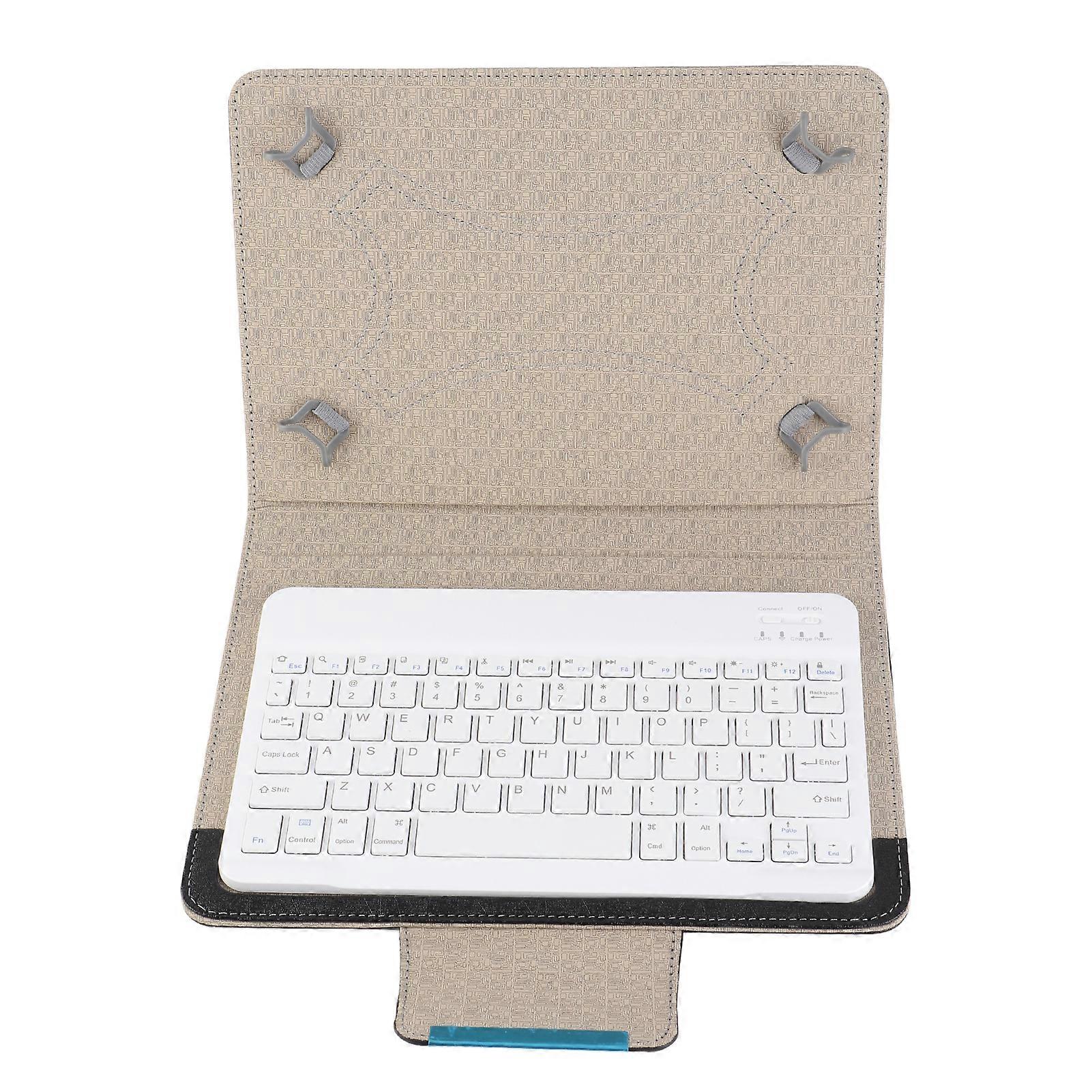 Universal PU Protective Case for 10 inch Tablet and Laptop, Bluetooth Keyboard for Android and iOS.