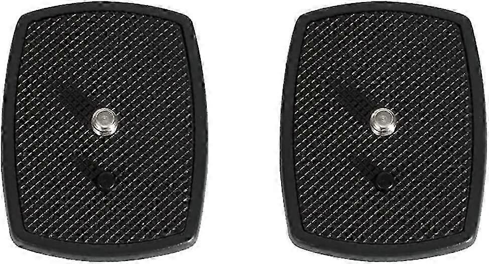 Set of 2 Quick Release Plates for Cameras with 1/4 Inch Screw, Made of Durable ABS Plastic, Compatible with Various Brands