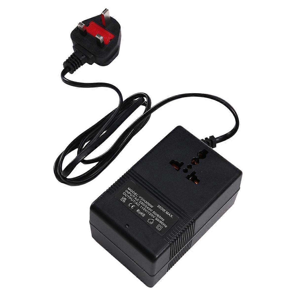 300W Voltage Converter Transformer 220V to 110V Step-Down Transformer 110V to 220V Travel Adapter U