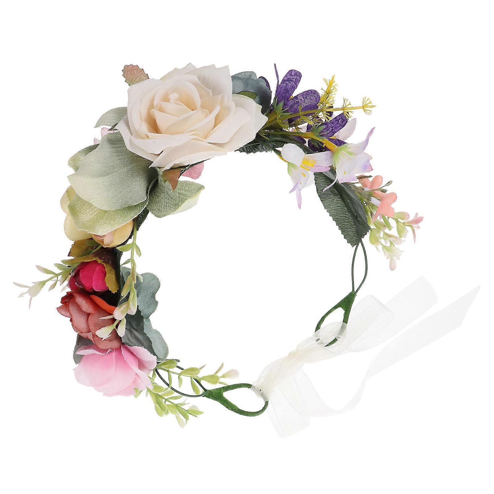 It sounds like you're describing a product listing for a **Floral Hair Hoop / Bridal Headband**. If you're looking to refine or enhance the product