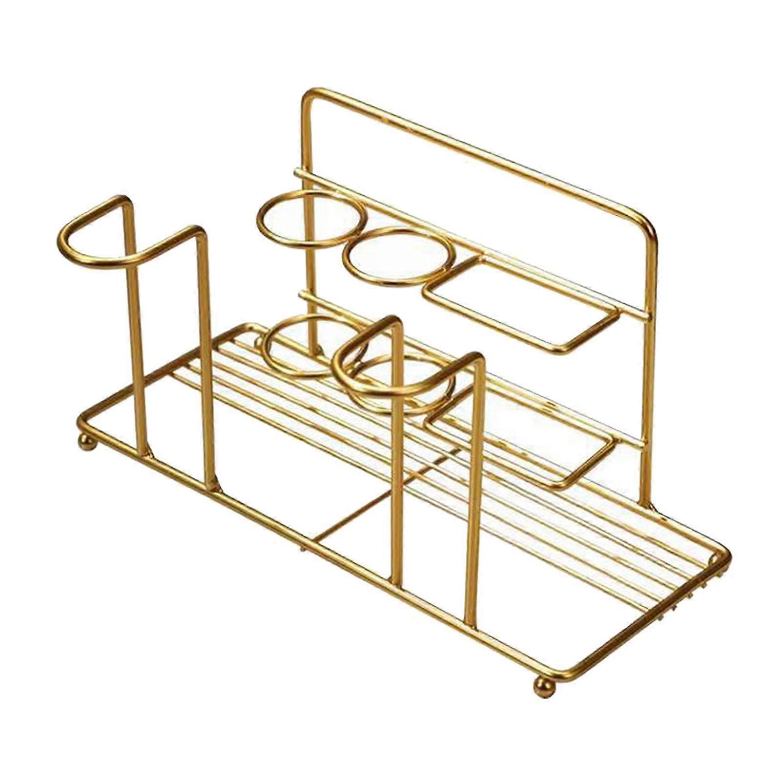 Toothpaste Holder Storage Freestanding Anti-Slip Rack Container Stand for Shower