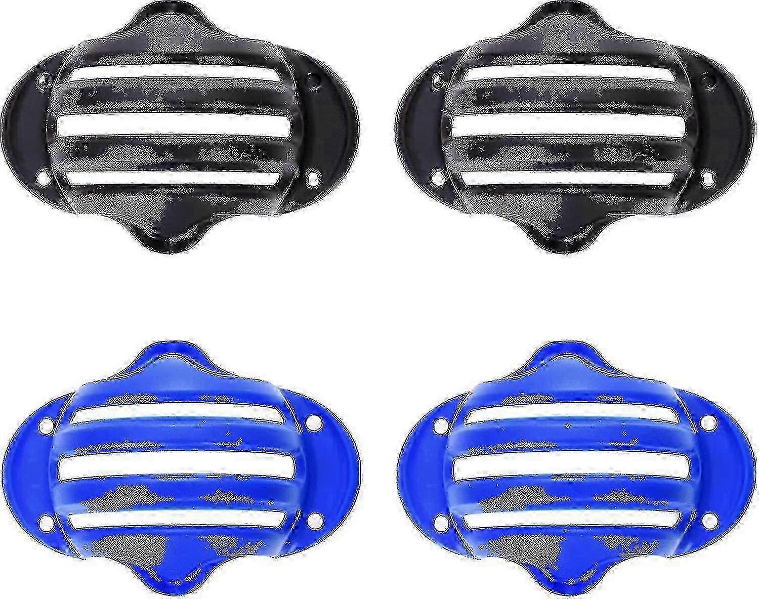 Golflabda beállító szerszámkészlet | Snap-In csésze | Lineáris jelölés (fekete és kék) 4db