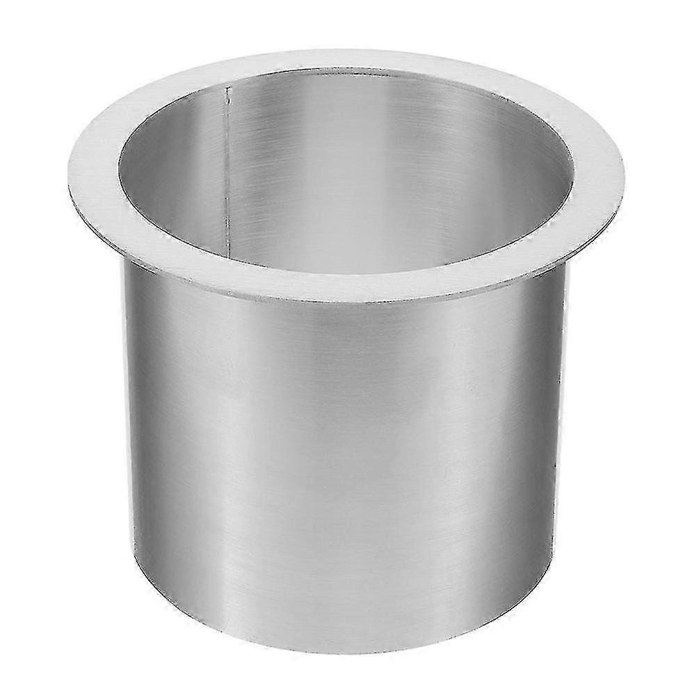 Built-in Stainless Steel Round Kitchen Counter Waste Bin Chute for Trash Disposal