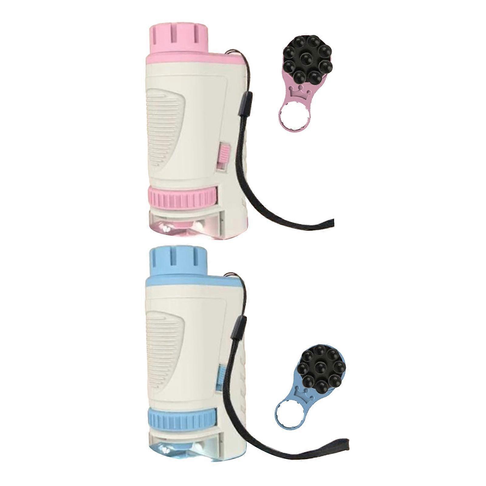 2 Pieces Portable Pocket Microscope Interactive Learning for Girls Children