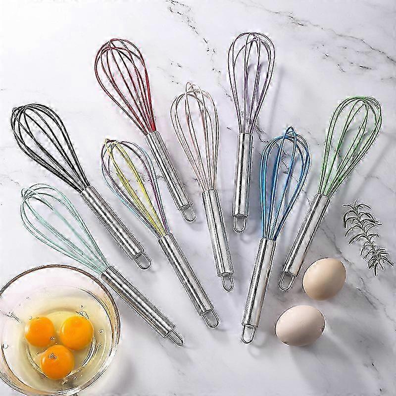 Stainless Steel Hand Mixer - Manual Egg Beater for Baking, Cake & Cream ...