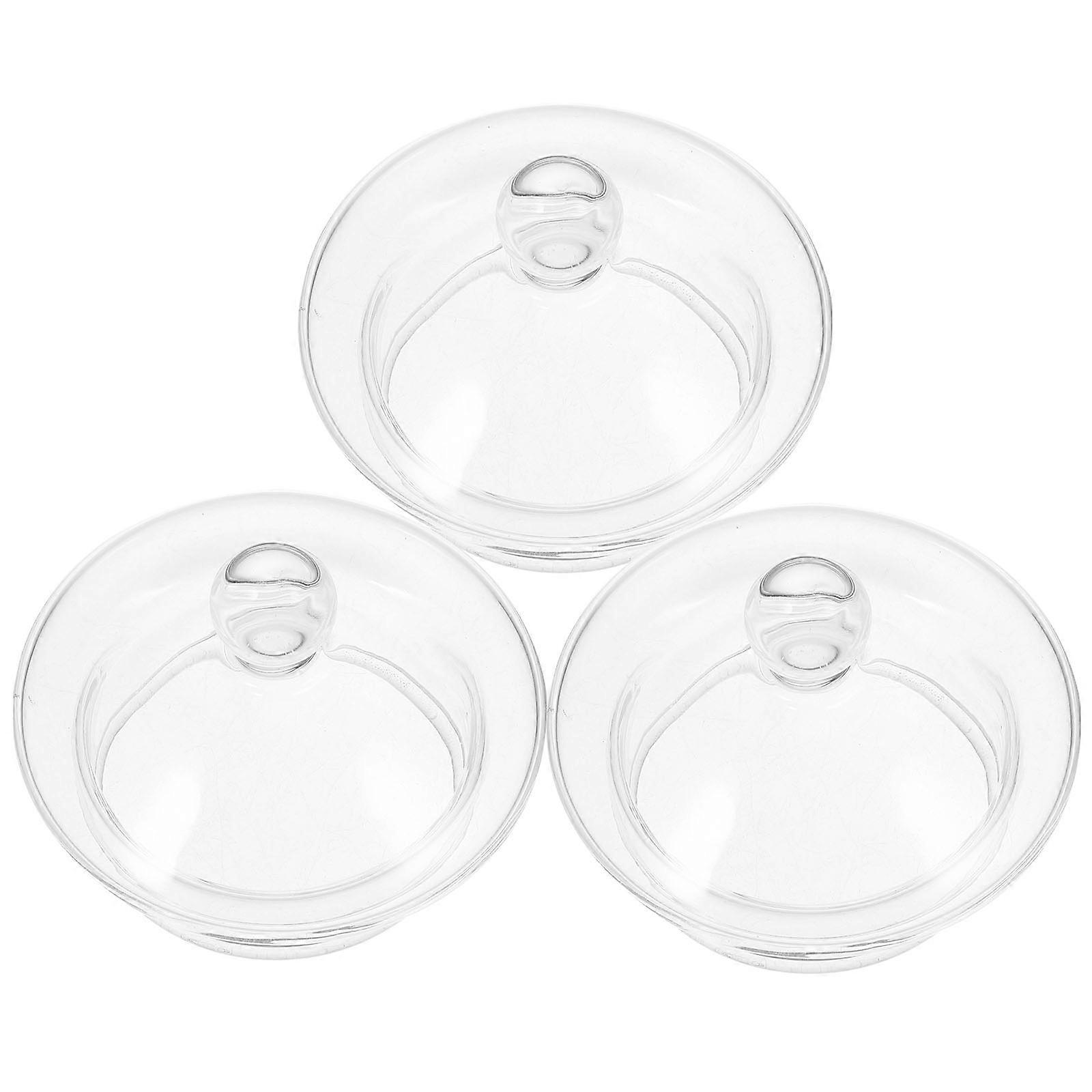 Here's a polished and professional product description for your **3pcs Glass Teapot Lid**:
**3pcs Transparent Glass Teapot Lids – Premium