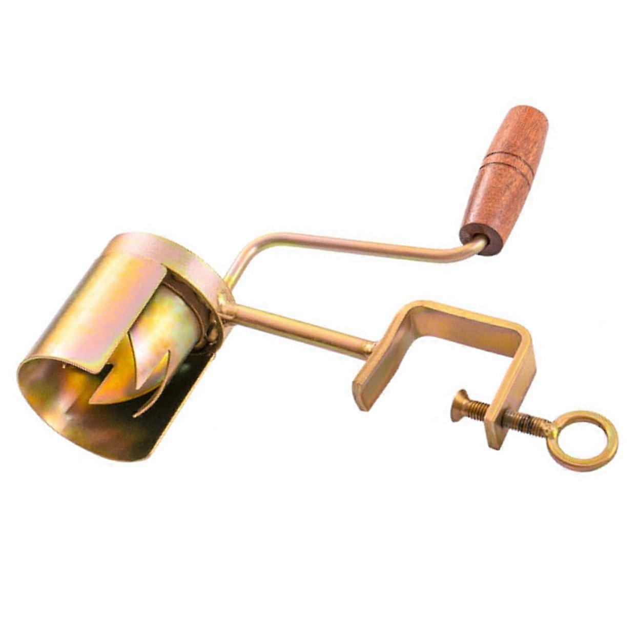 Corn Peeler Hand Crank Corn Thresher Stripper for Kitchen Use with Wooden Handle