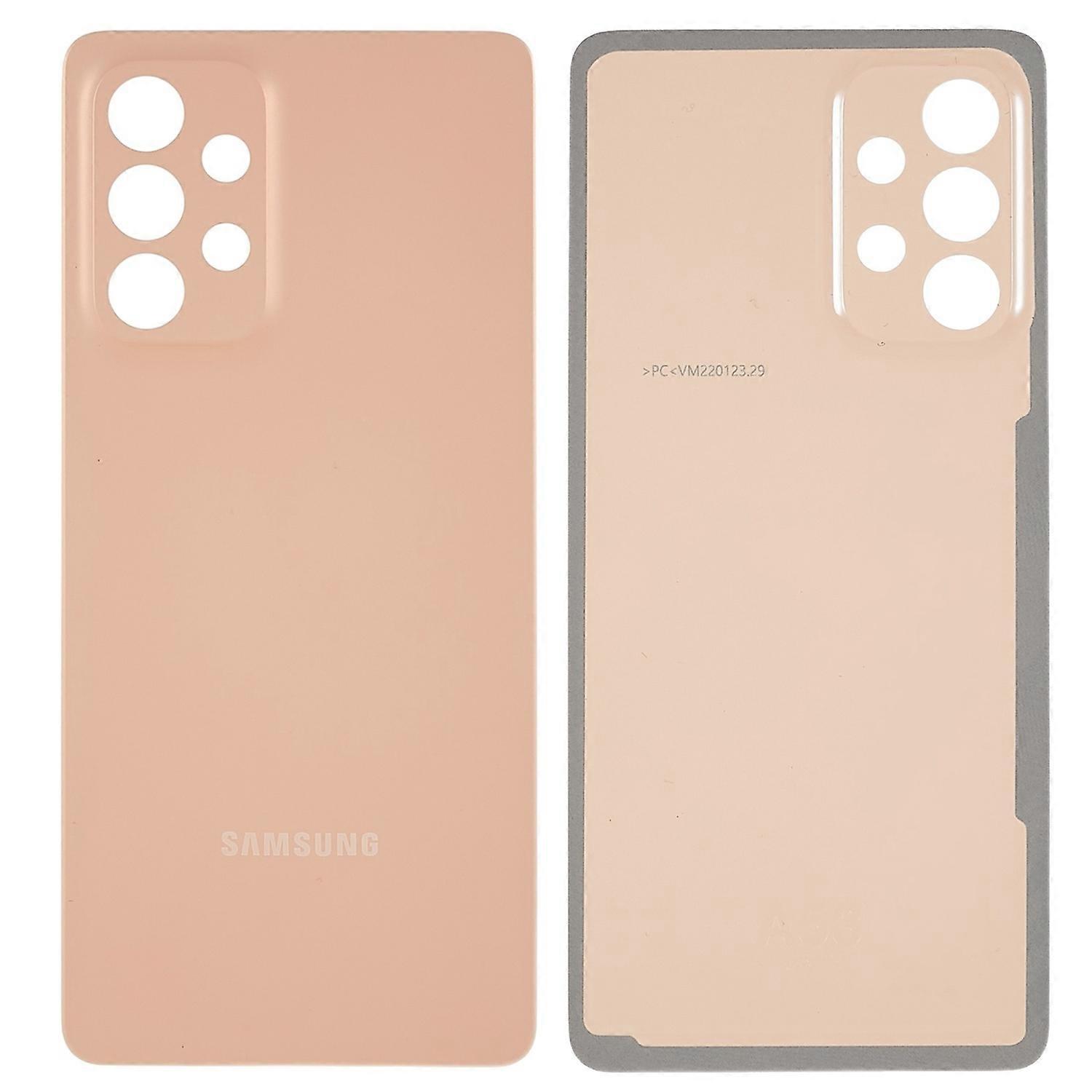k3U pour Samsung Galaxy A53 5G A536 OEM Batterie en plastique Couverture arrière V5L Pièces de rechange - Pêche