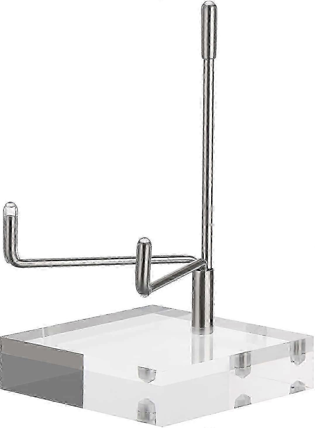 1 pcs Clear Acrylic Display Stand Holder with Adjustable Metal Arms Display Easel Stands