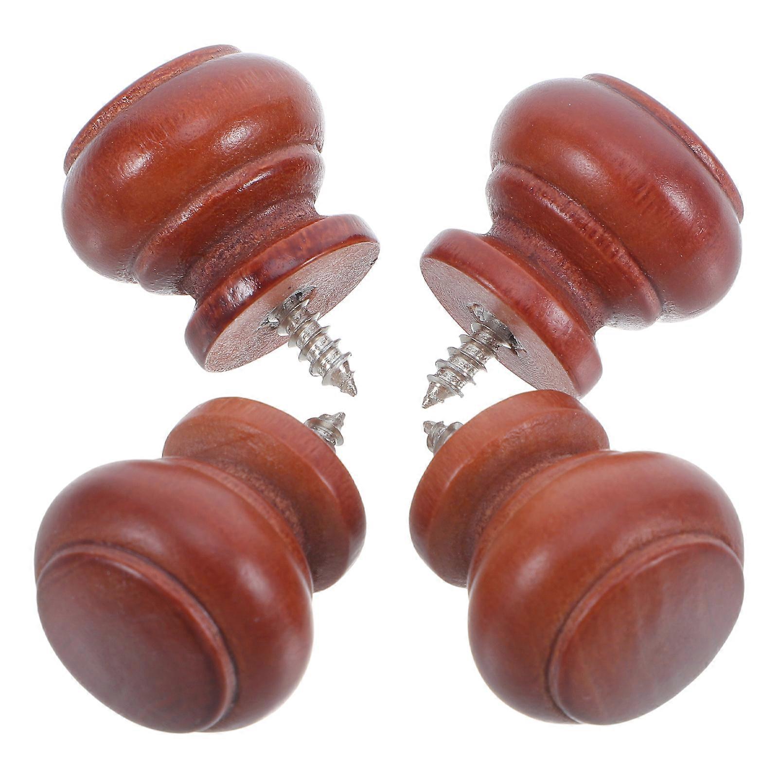 Drawer Pull Handles Modern Drawer Knobs Mushroom Shape Metal Versatile Use 2.80X2.80X2.30CM 4Pcs