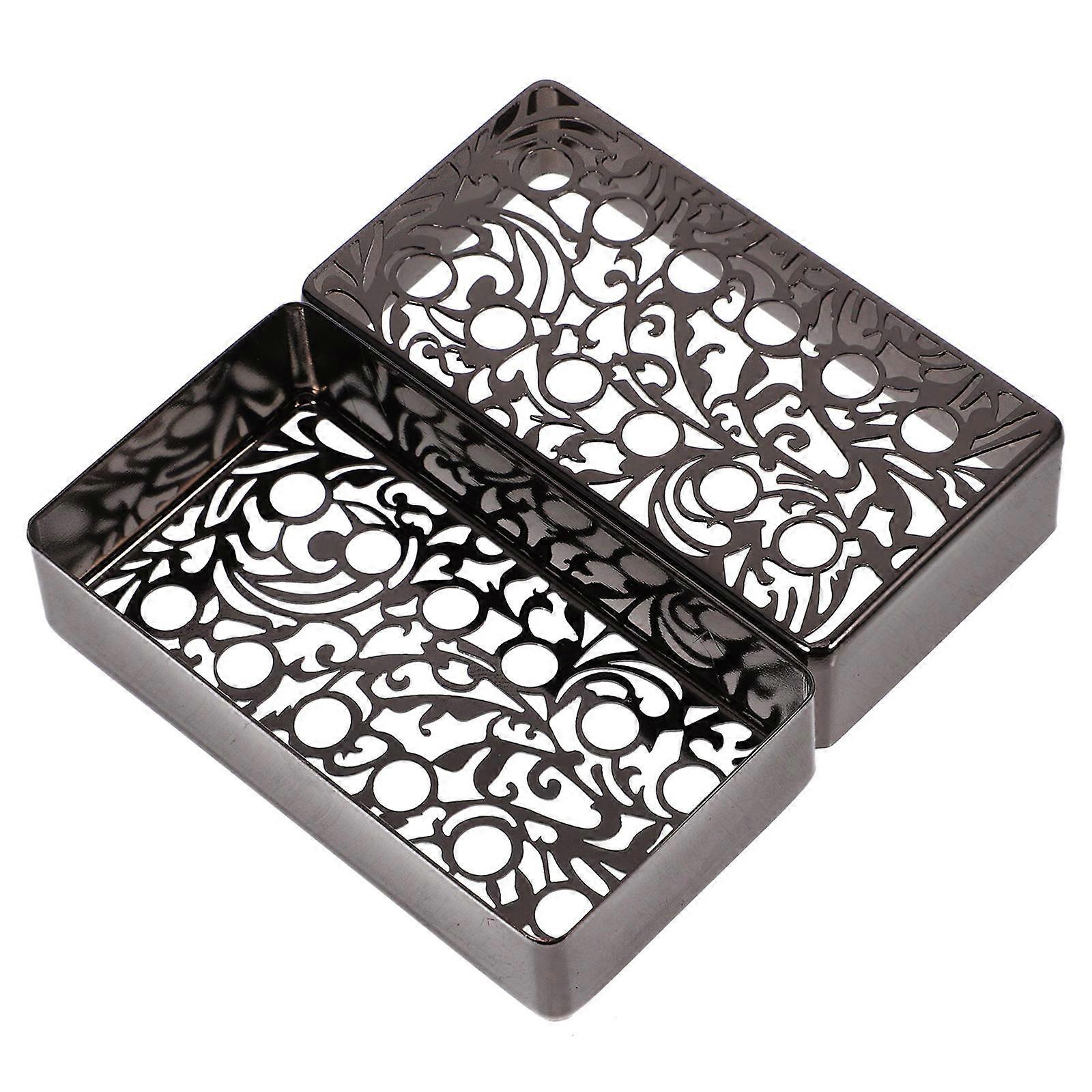 Electric Guitar Pickup Covers 2pcs Metal Bridge Frames Replacement Stylish Design Durable Protective Parts for Various Guitar Models