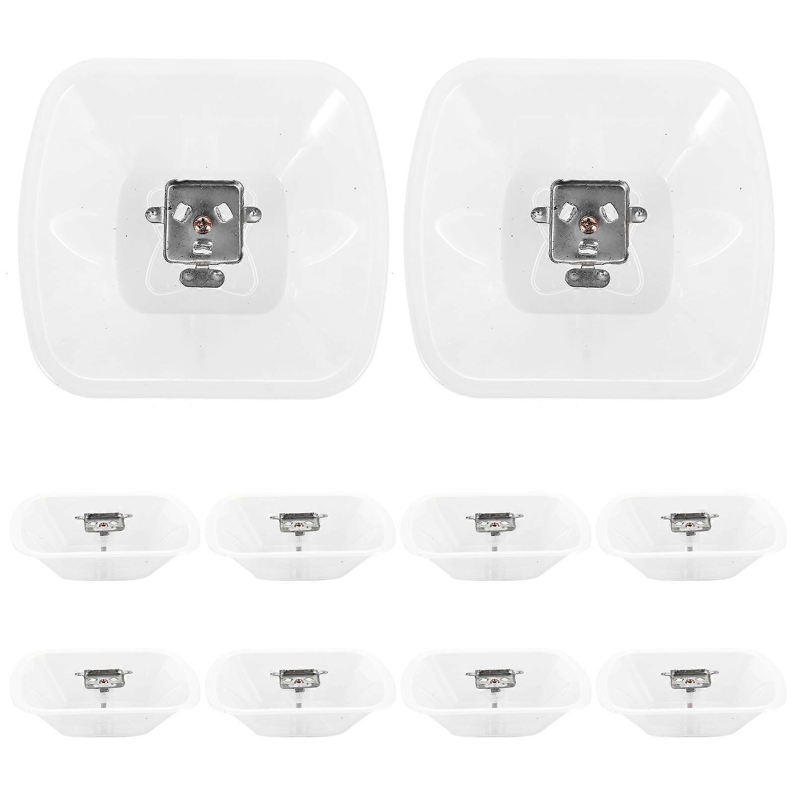 Range Hood Grease Container Oil Collecting Cup For Kitchen Appliance Accessory Transparent 13.00X12.50X4.00CM 10Pcs
