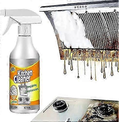 All-Purpose Kitchen Pots and Pans Cleaner, Multipurpose Foam Spray for Grease and Stains-jc