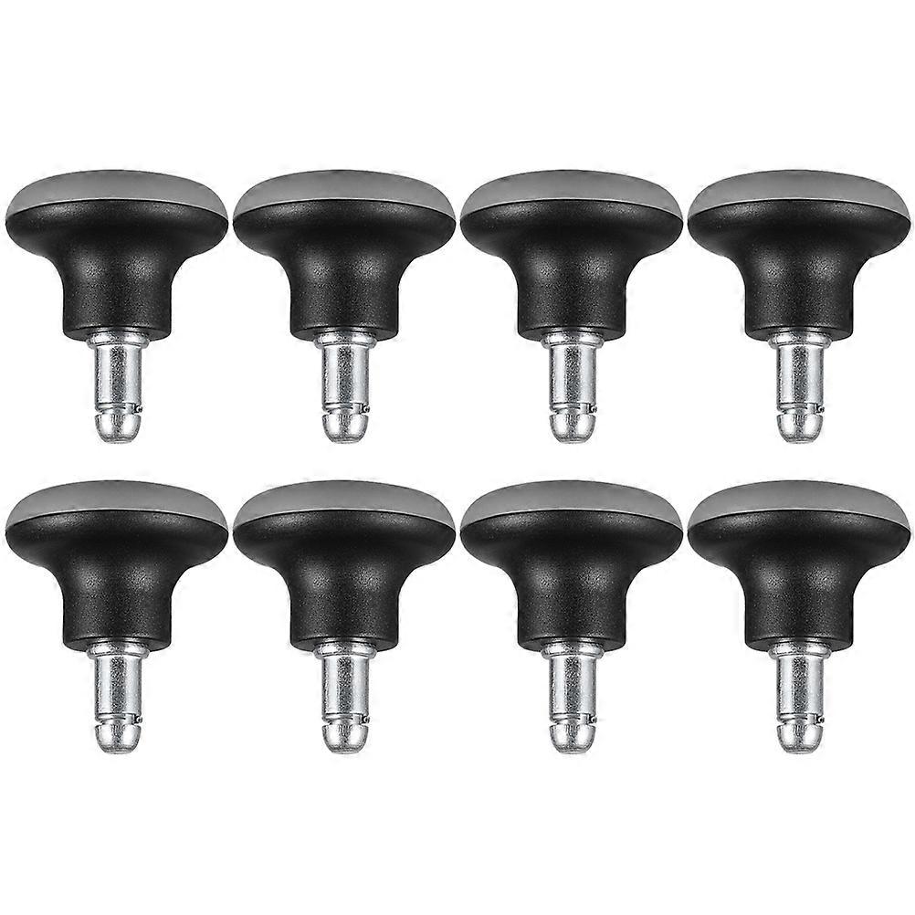 Replacement Caster Wheels Office Chair Swivel Conversion Floor Protection PU 8Pcs