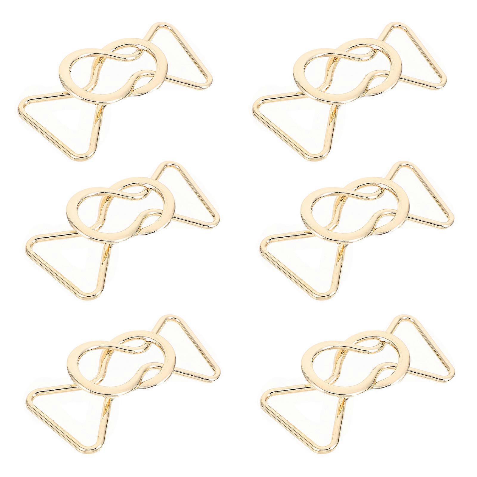 6 Pairs Decorative Alloy Buckles for Waist Belts Windbreaker and Overcoat Belts