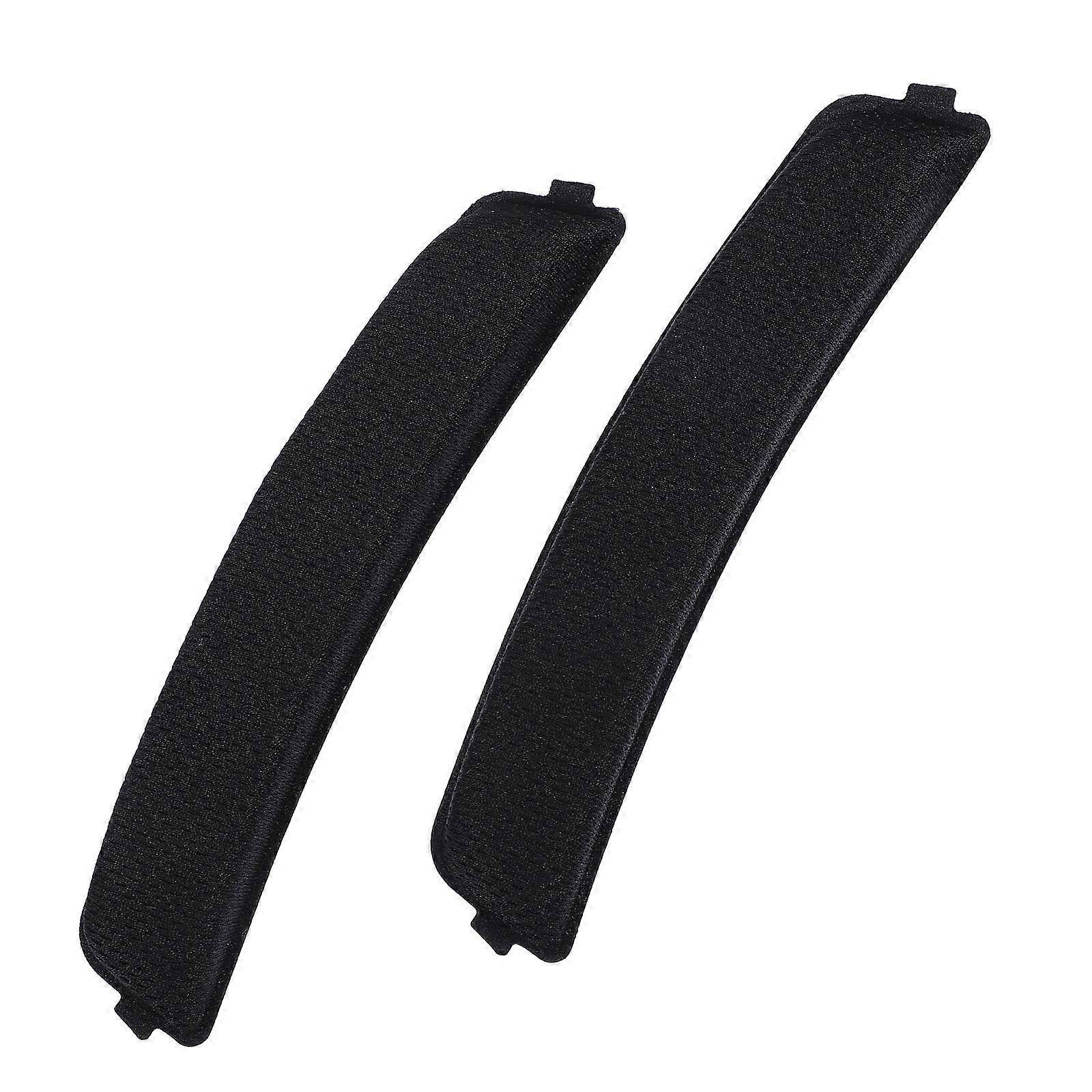 Black Headphone Pads with Sponge and Mesh Material Non Slip Comfortable Fit for G633 G933 2 Pieces