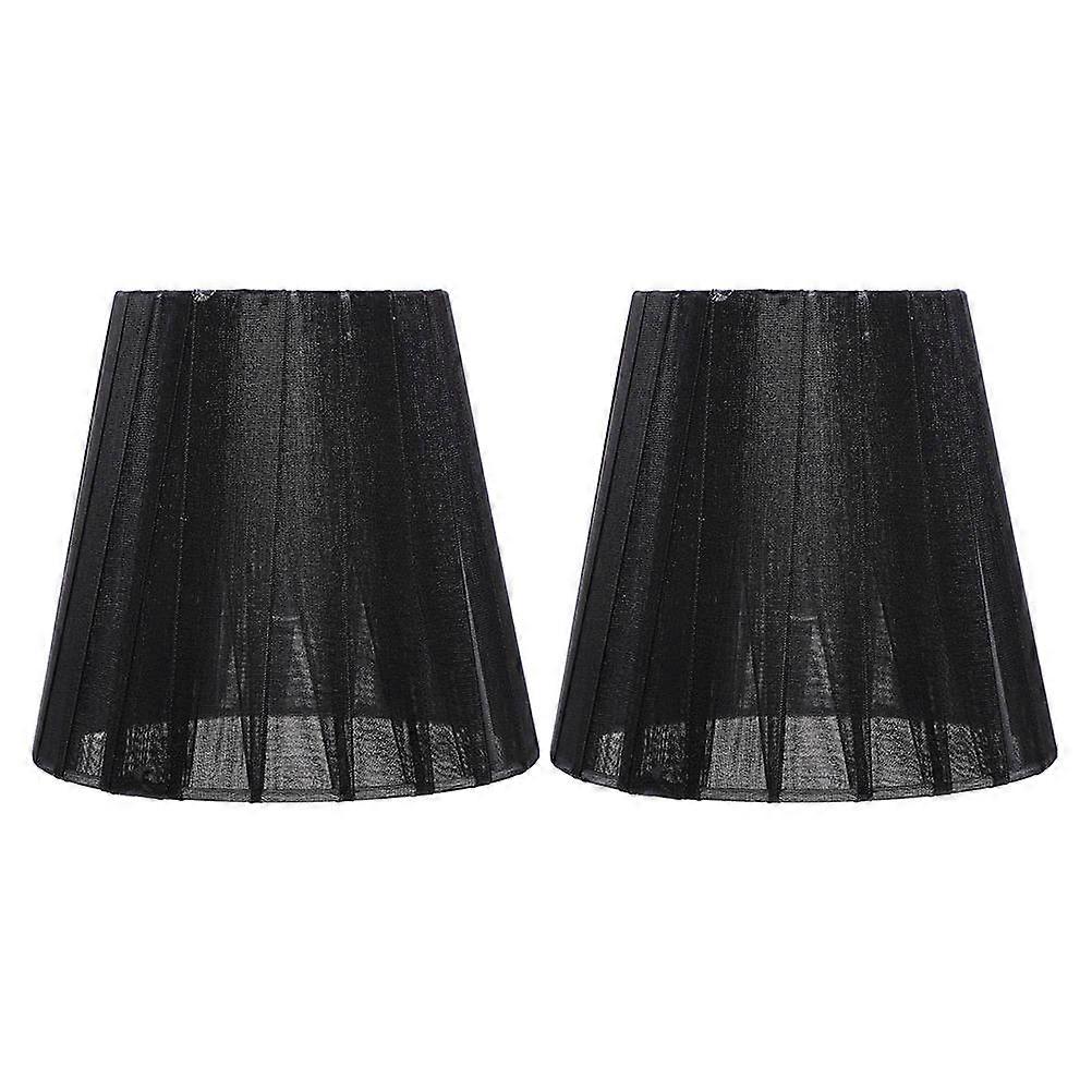 Light Fixture Replacement Shades Translucent Gauze for Lamp Accessory Round Shape Iron Material 15.00X14.00X11.00CM 2Pcs