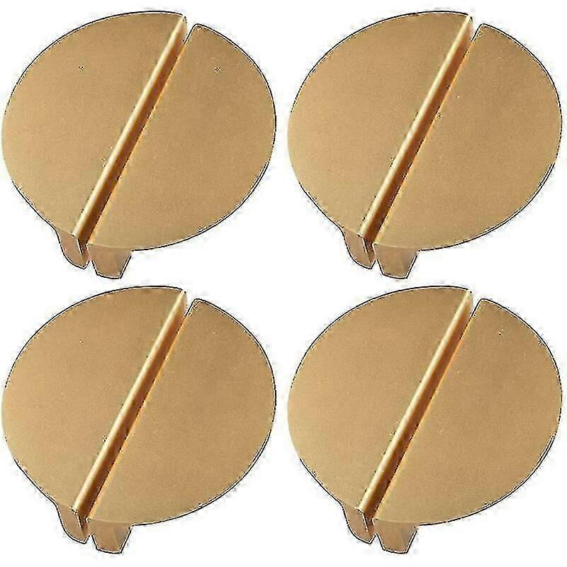 Champagne Gold Drawer Pulls, 2.5" Half Moon Drawer Pulls
