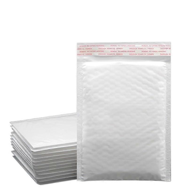 Luftpolsterumschläge 10 Stück 15x20cm Weiße Luftpolstertaschen Gepolsterte Versandverpackung Druckverschlussbeutel