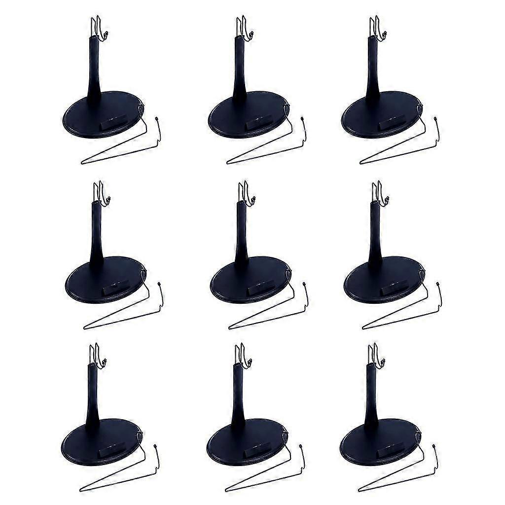 1/6 Display Stand Holder fit for Action Figure Black U-Type+Ring-Type x9