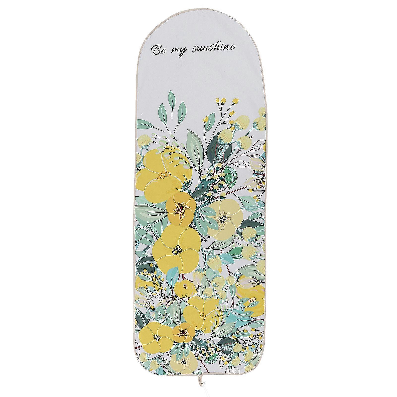 Rectangular Ironing Board Cover Heat Resistant Digital Printing Pattern 140x50cm Multi Color 1Set