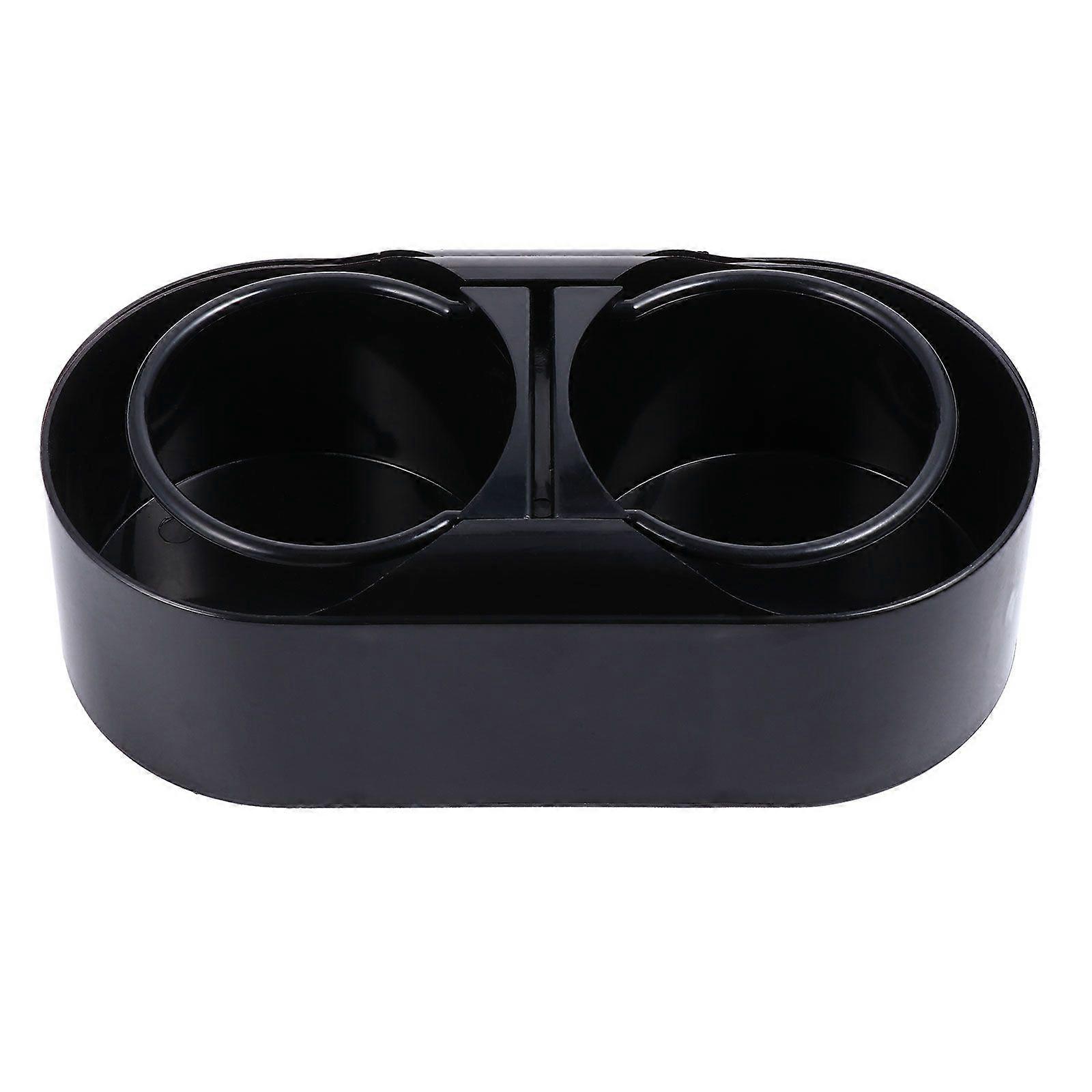 Porte-gobelet à double fonction de voiture Porte-eau d’automobile (noir)