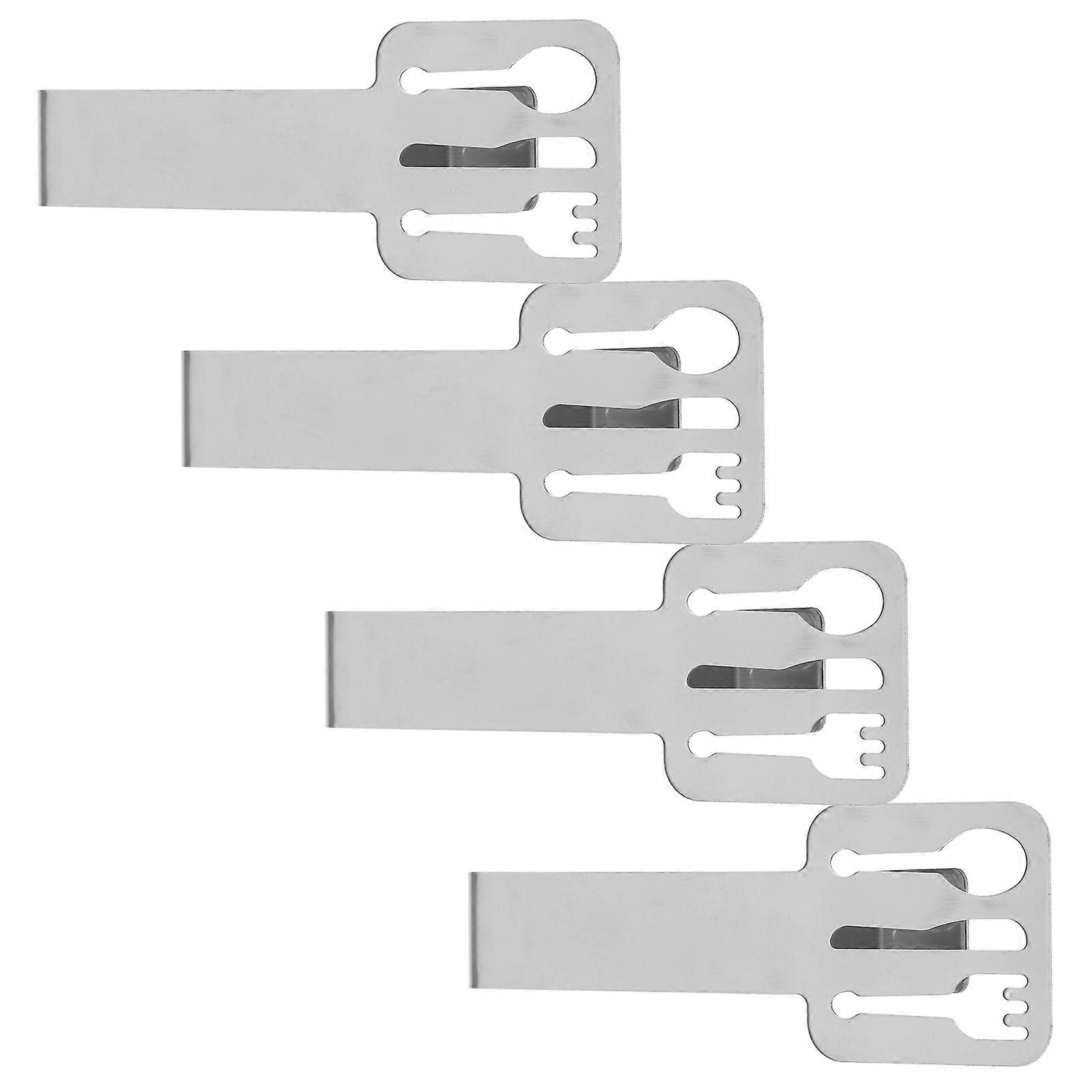 Table Cloth Holders Clips Stainless Steel Triangle Windproof Event Planning 4Pcs