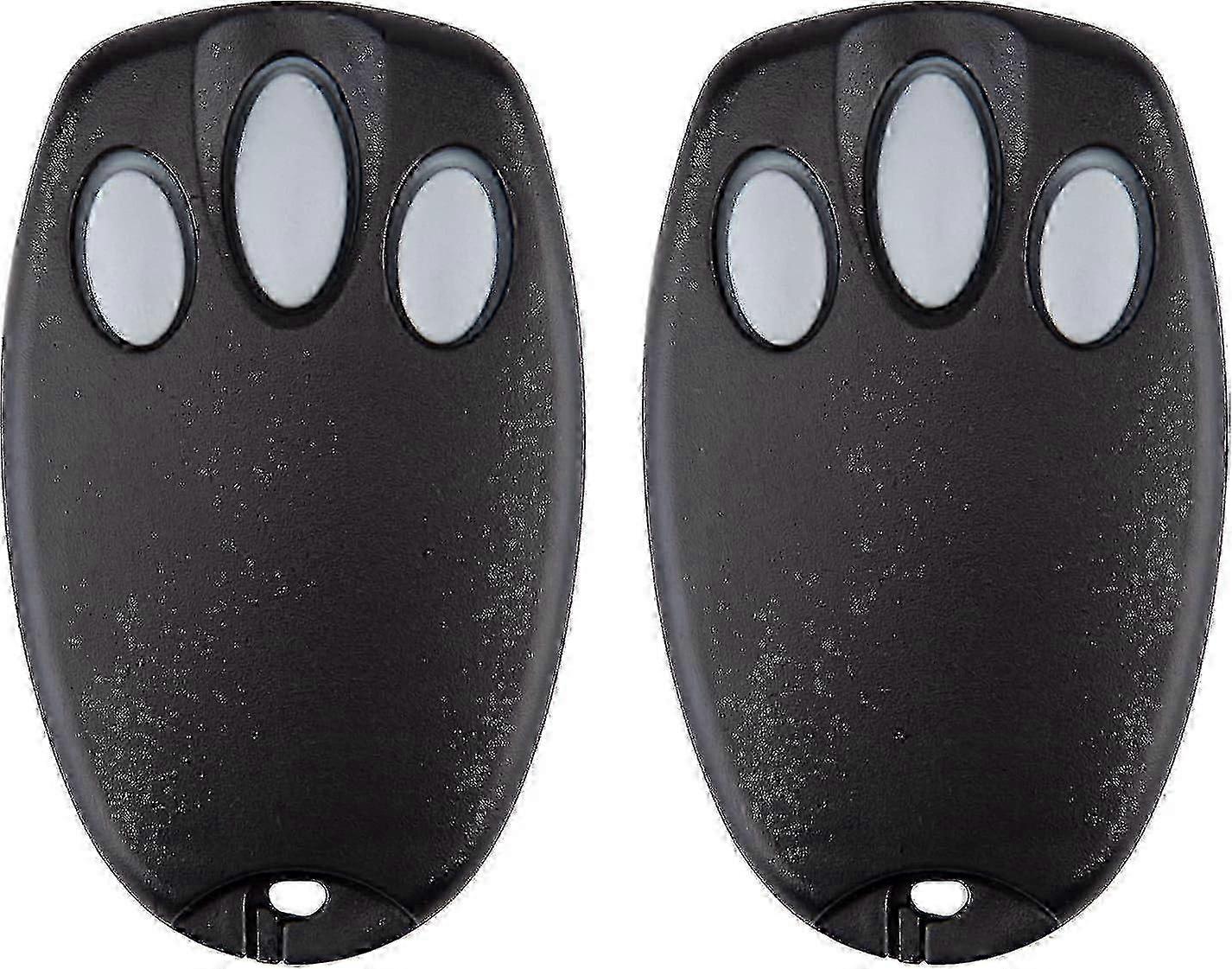2 Pack Replacement Handheld Garage Door Transmitter for Various Models Compatible with Certain Brands and Designs