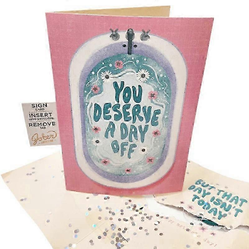 Prank Mother's Day Greeting Card With A Flashing Sound Greeting Card NEW
