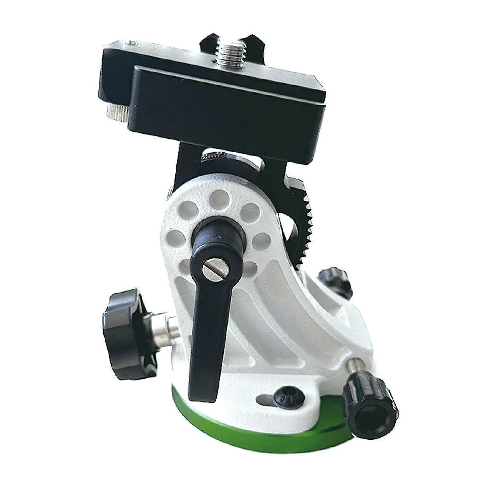 Professional motion tripod head gimbal compatible with 3/8inch devices for star observation adapters