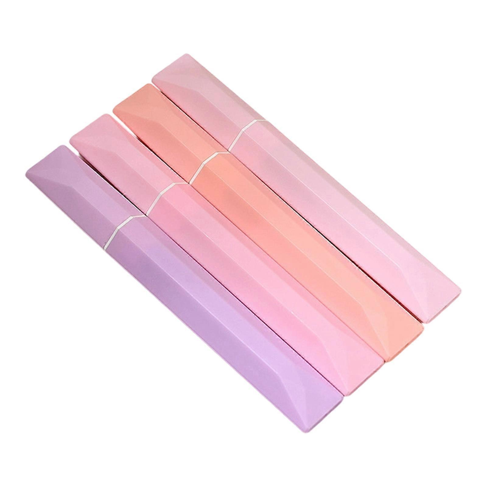 4 Color Soft Chiseled Tip Highlighter Pen Highlighter Marker for Scrapbooking Journal Planner Calendar Card Making