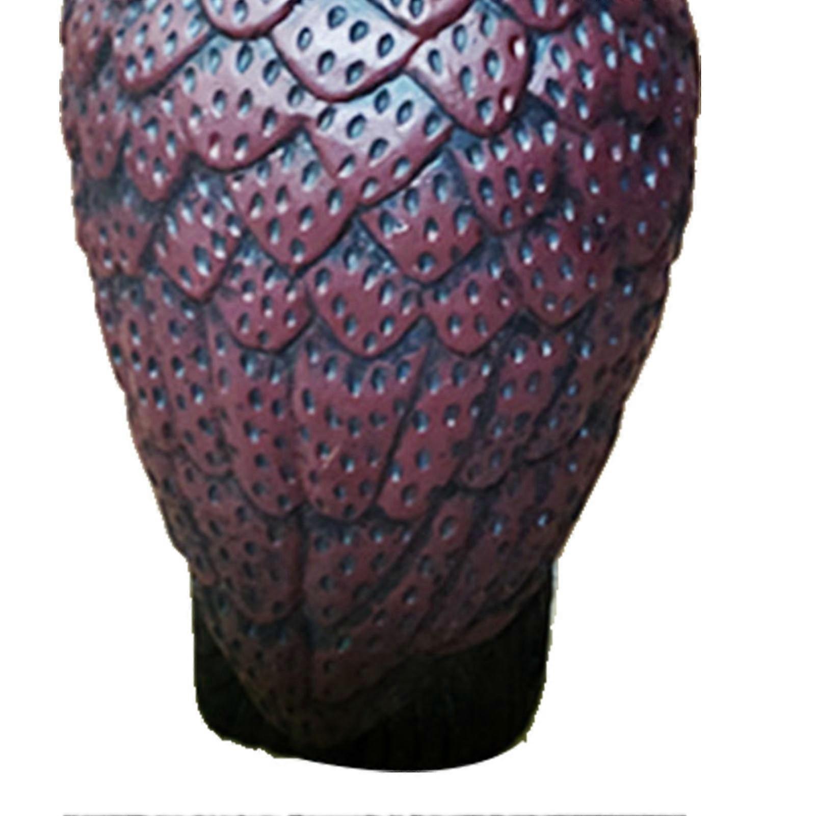 Fake Owl Sculpture PE PP with 360 Degree Rotating Head Owl Bird Deterrents for Garden Ornament 