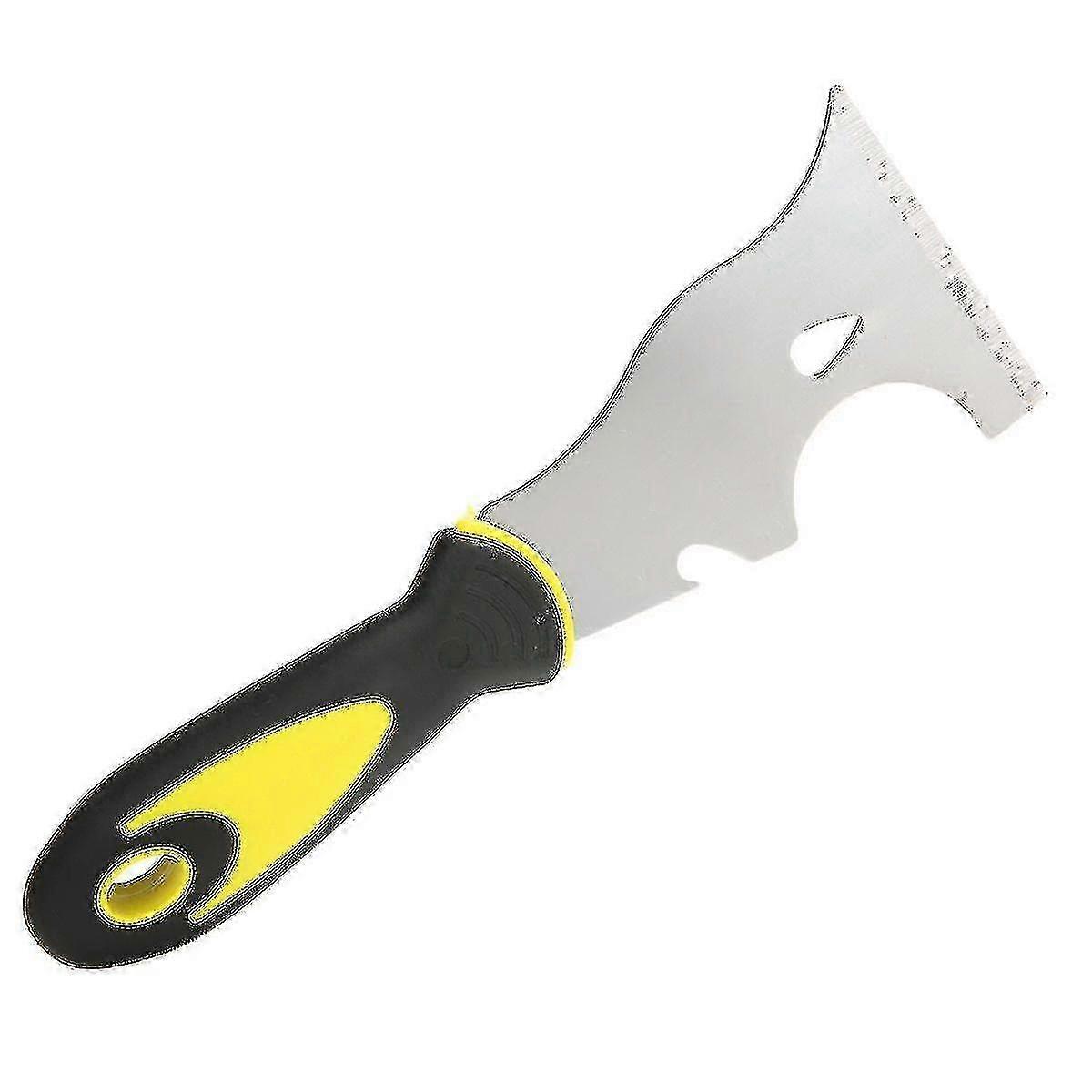 Multifunctional Ash Knife Scraper Putty Knife Tool (1pcs, Yellow and Black)