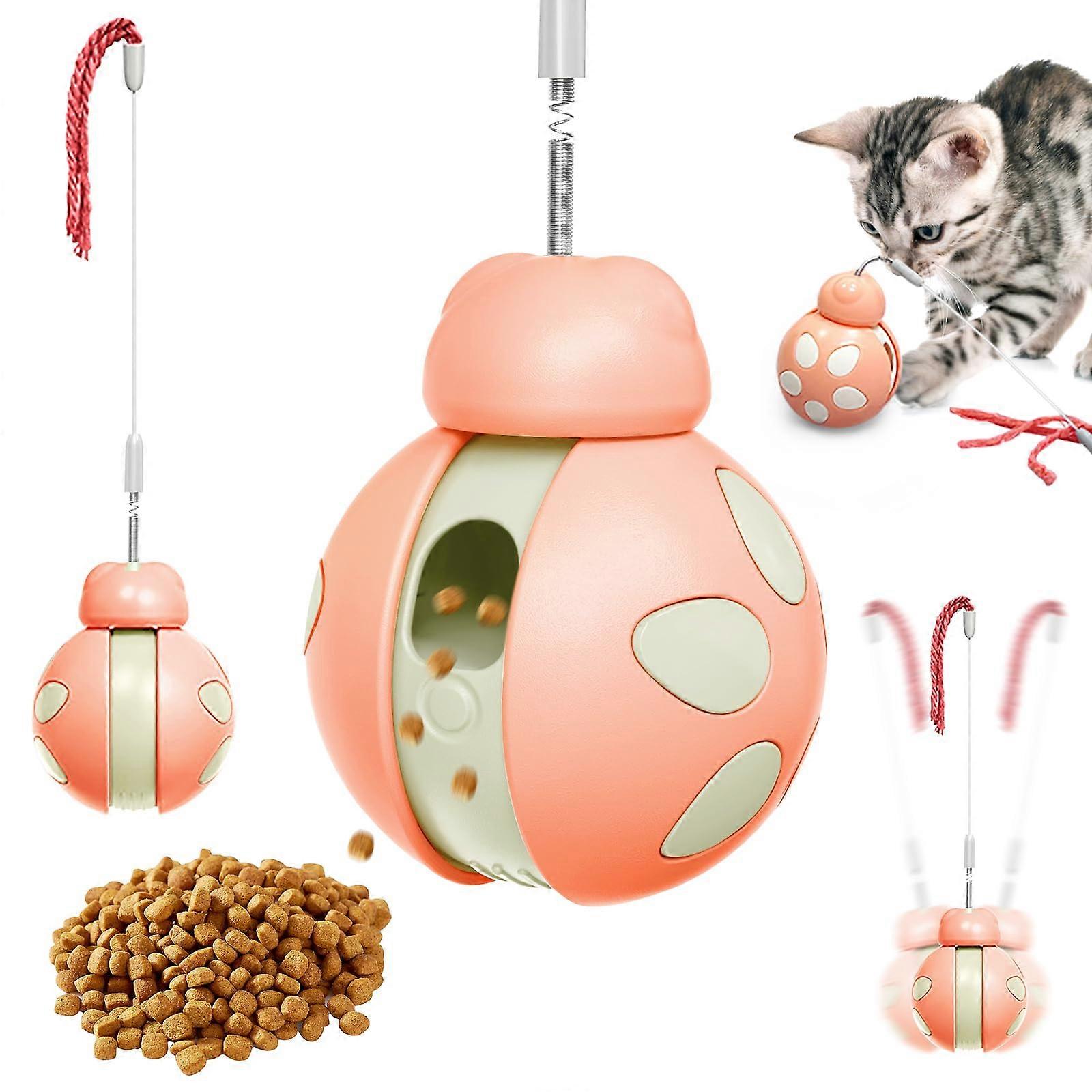 Cats Cat Litter Tumbler Cat Toy, Automatic Feeder Cat Toy, Balancing Car Interactive Cat Toy, Cat Swirl Cat Gift for Boredom Relief