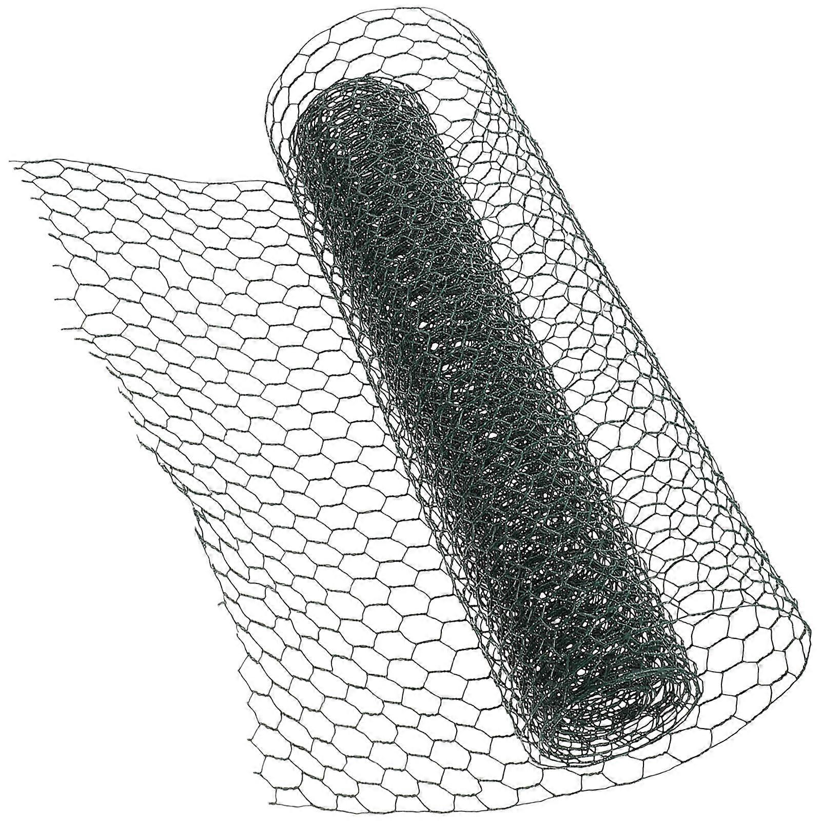 Galvanized Green Hexagonal Wire Net for DIY Projects Durable Livestock and Garden Use 48in x 100ft