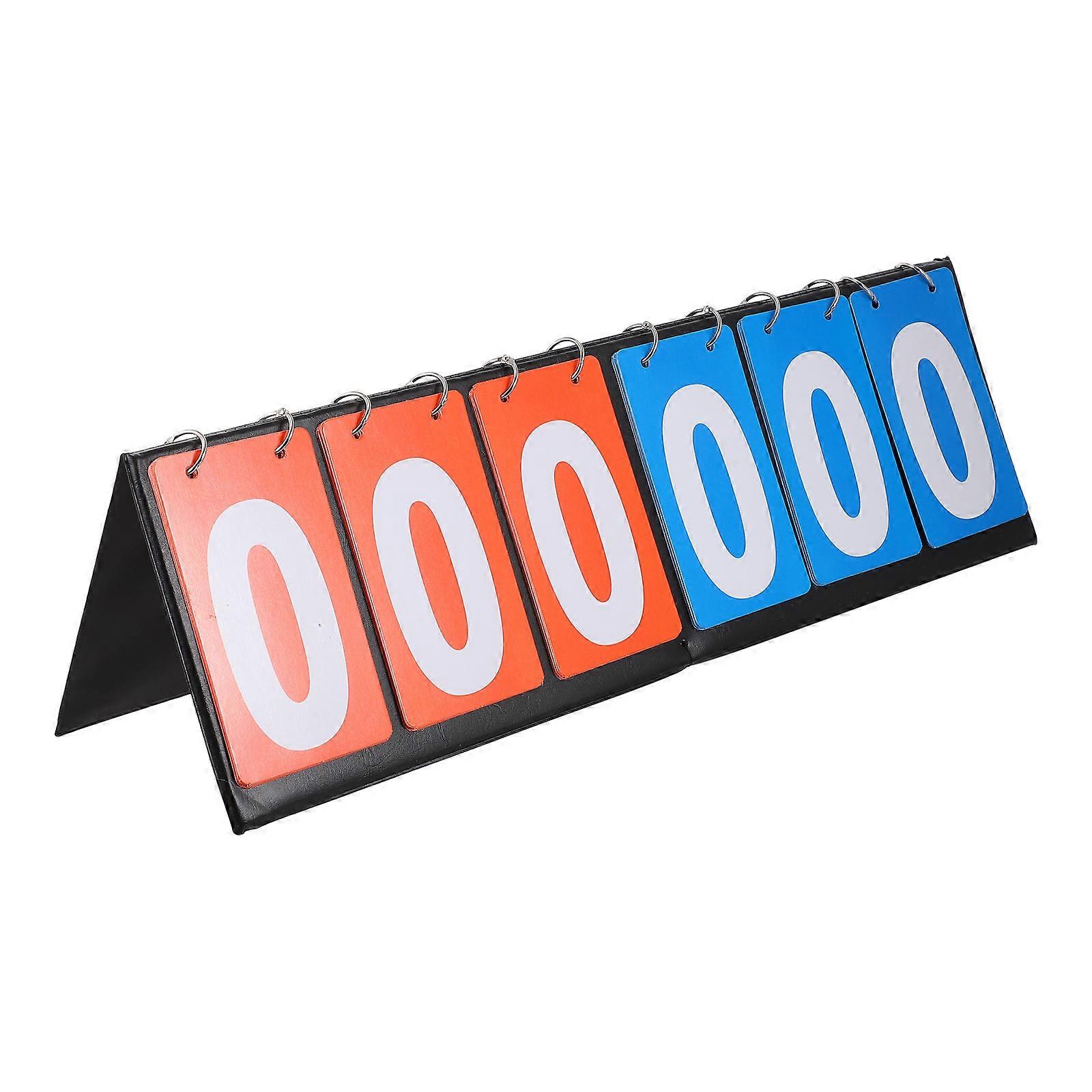 Durable Flip Scoreboard for to Use Score Marker for Table Games, Basketball, Volleyball Competitions
